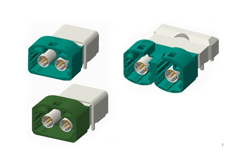 HSD 板端系列 臥式 雙頭8PIN